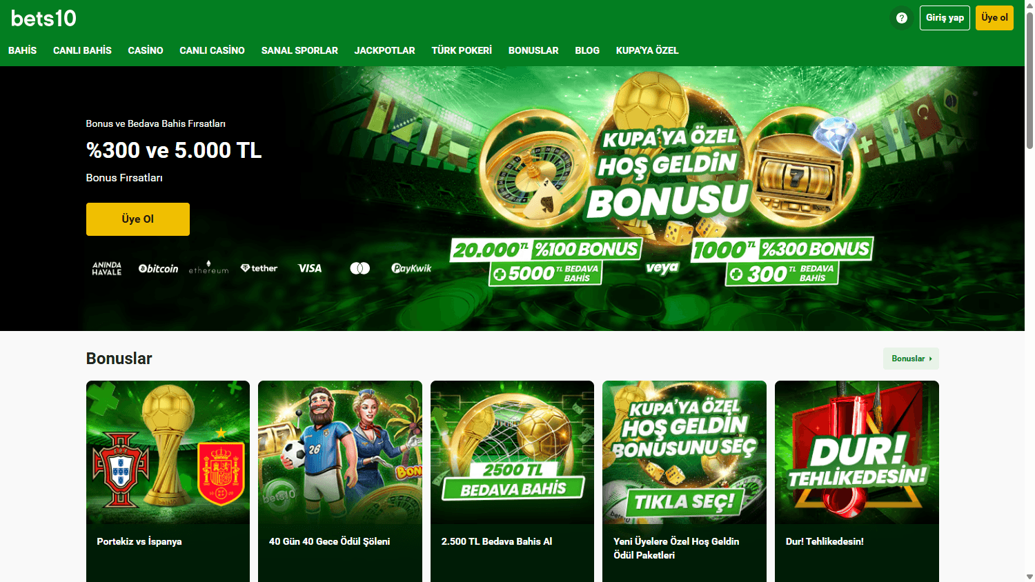 bets10_casino_homepage_desktop