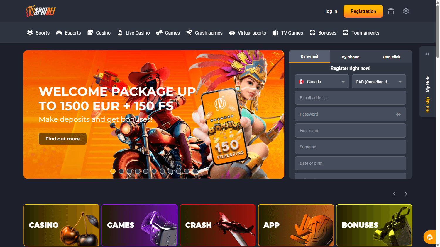 jvspinbet_casino_homepage_desktop