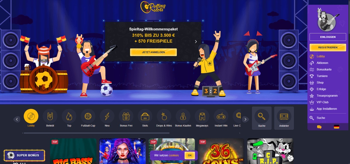 Rolling Slots Casino.