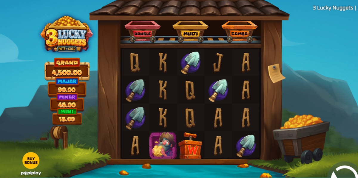 3 Lucky Nuggets serves up a Western adventure for players