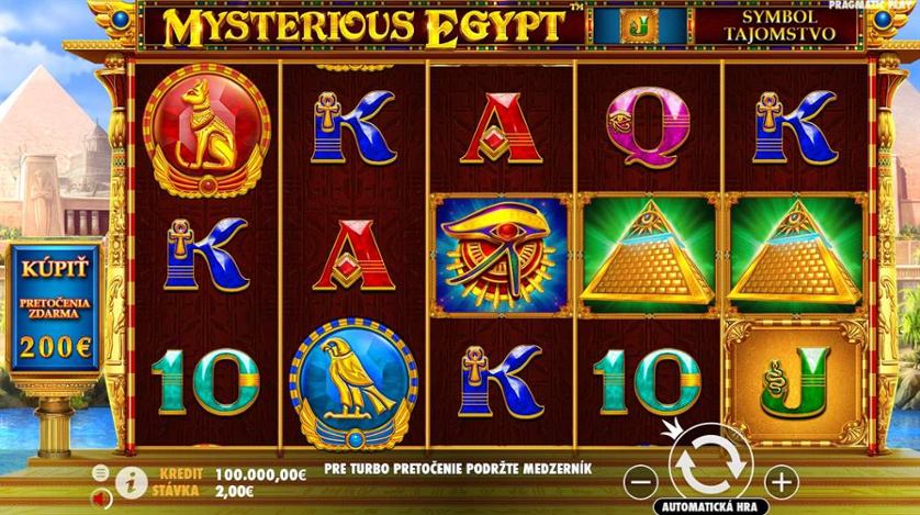 Misterios egipcios en las tragamonedas