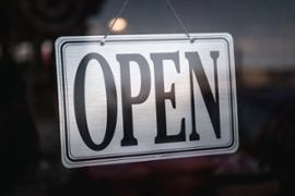 open-sign-on-door