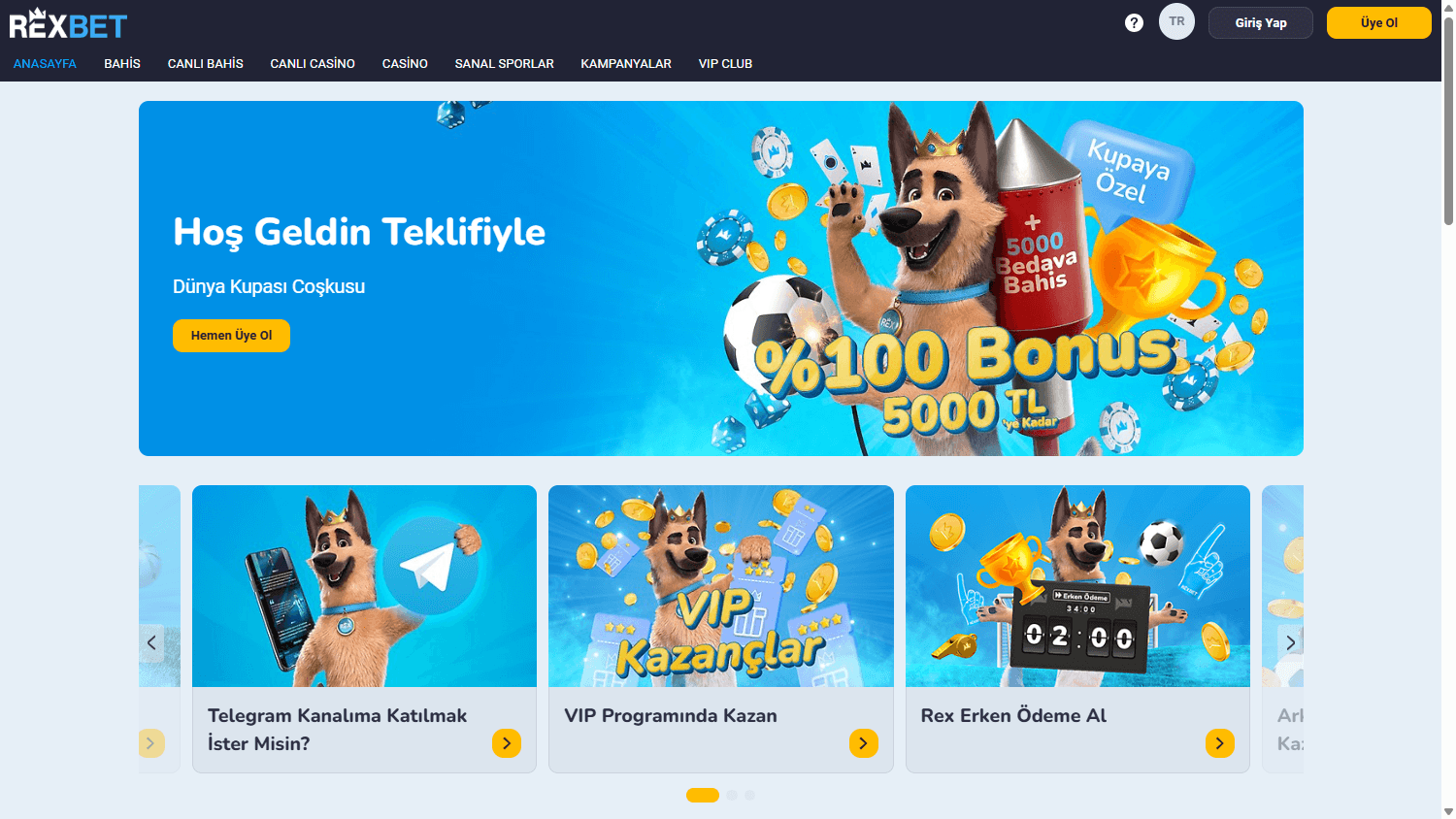 rexbet_casino_homepage_desktop