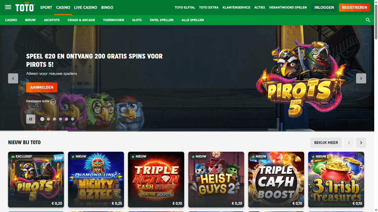 Toto_Casino_homepage_desktop