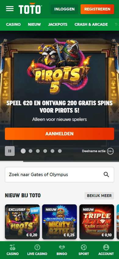 Toto_Casino_homepage_mobile