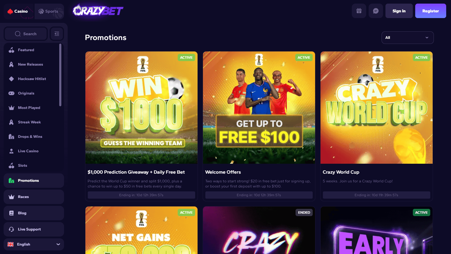 crazybet_casino_promotions_desktop