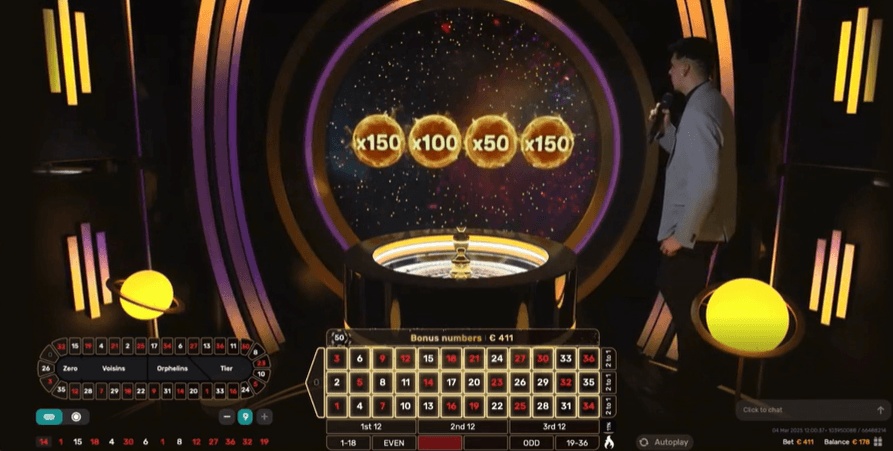 Gravity Roulette is available at plenty of Canadian live casinos online