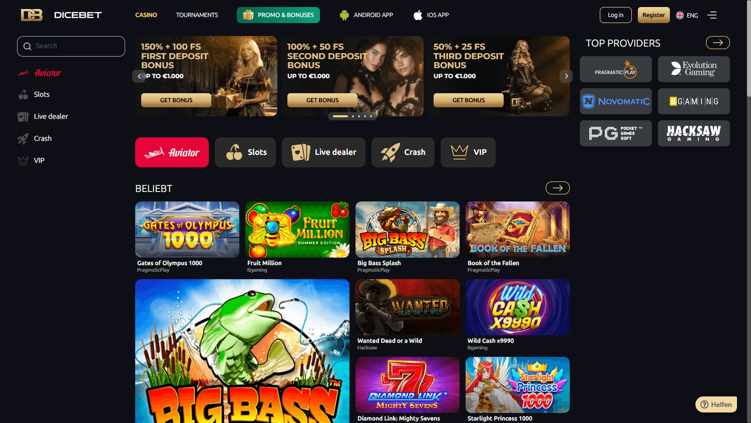 dicebet_casino_homepage_desktop