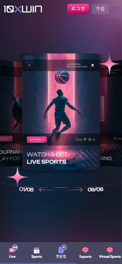 10XWIN_Casino_homepage_mobile