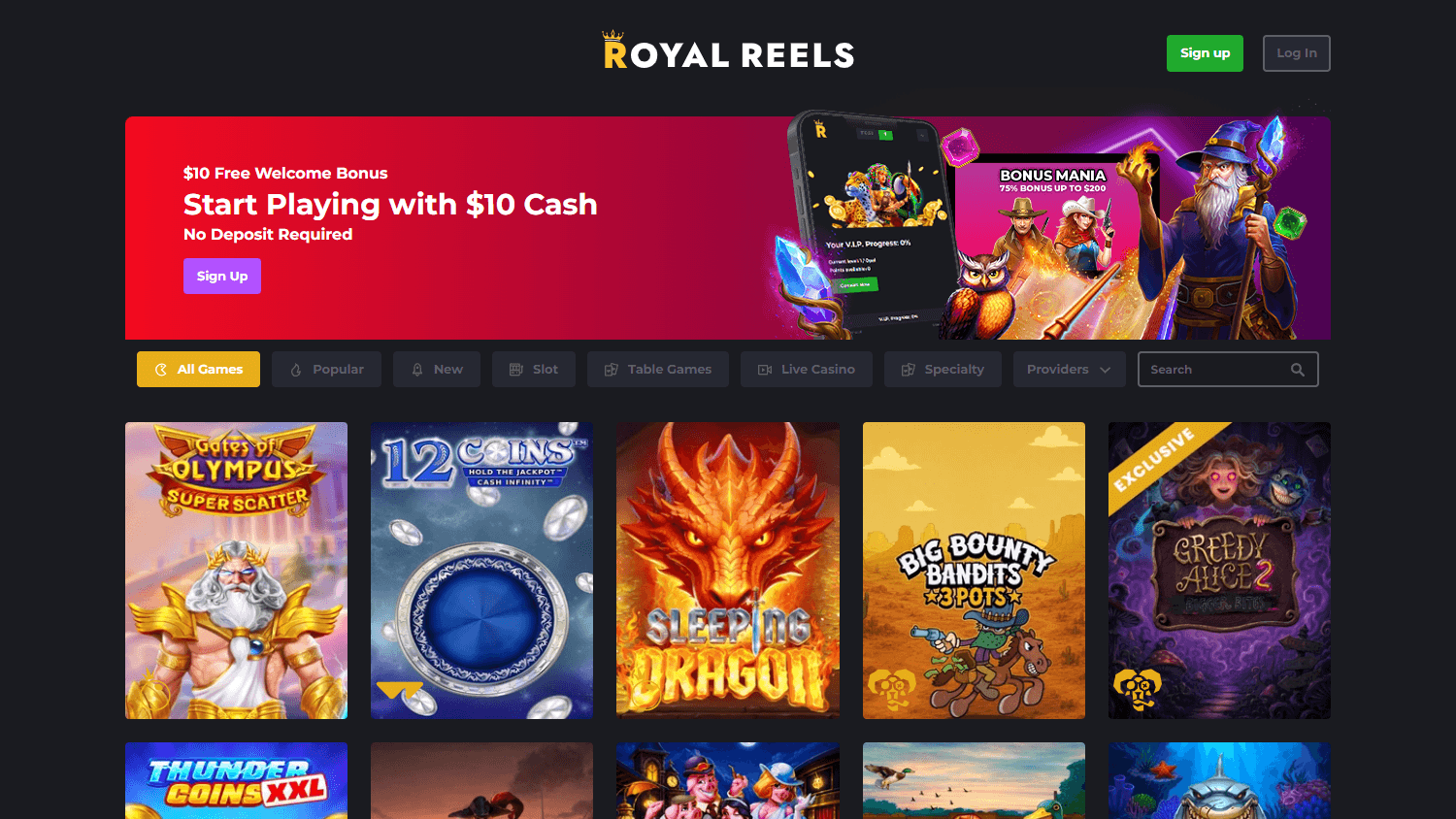 Royal_Reels_Casino_homepage_desktop