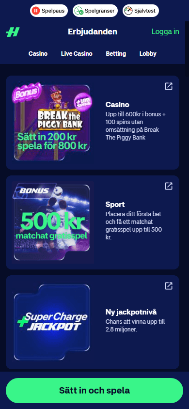 Hajper_Casino_promotions_mobile
