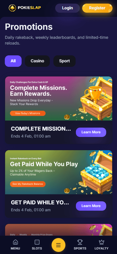 PokieSlap_Casino_promotions_mobile