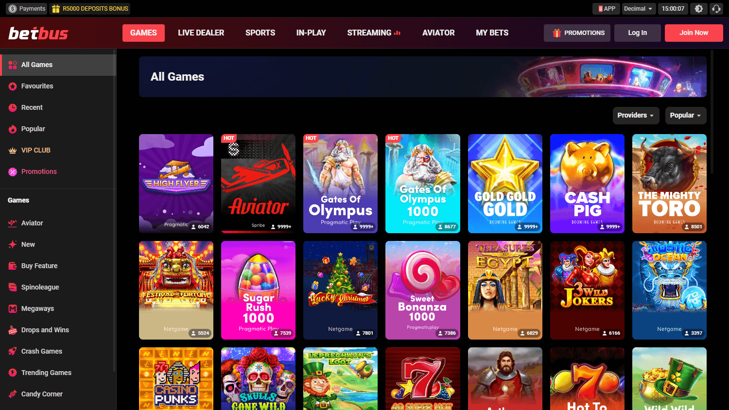 Betbus_Casino_game_gallery_desktop