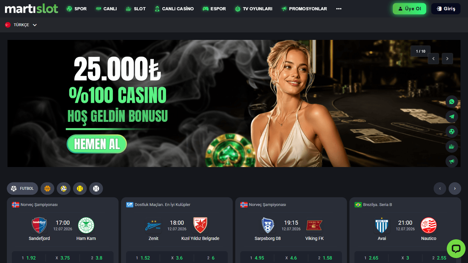 Marti_Slot_Casino_homepage_desktop