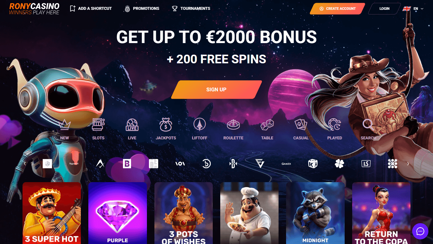 Rony_Casino_homepage_desktop