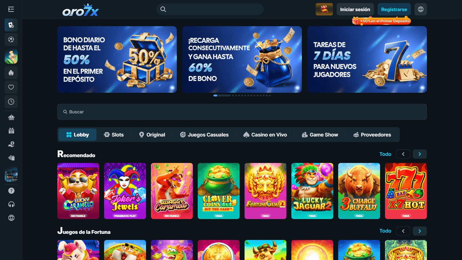 Oro7x_Casino_game_gallery_desktop