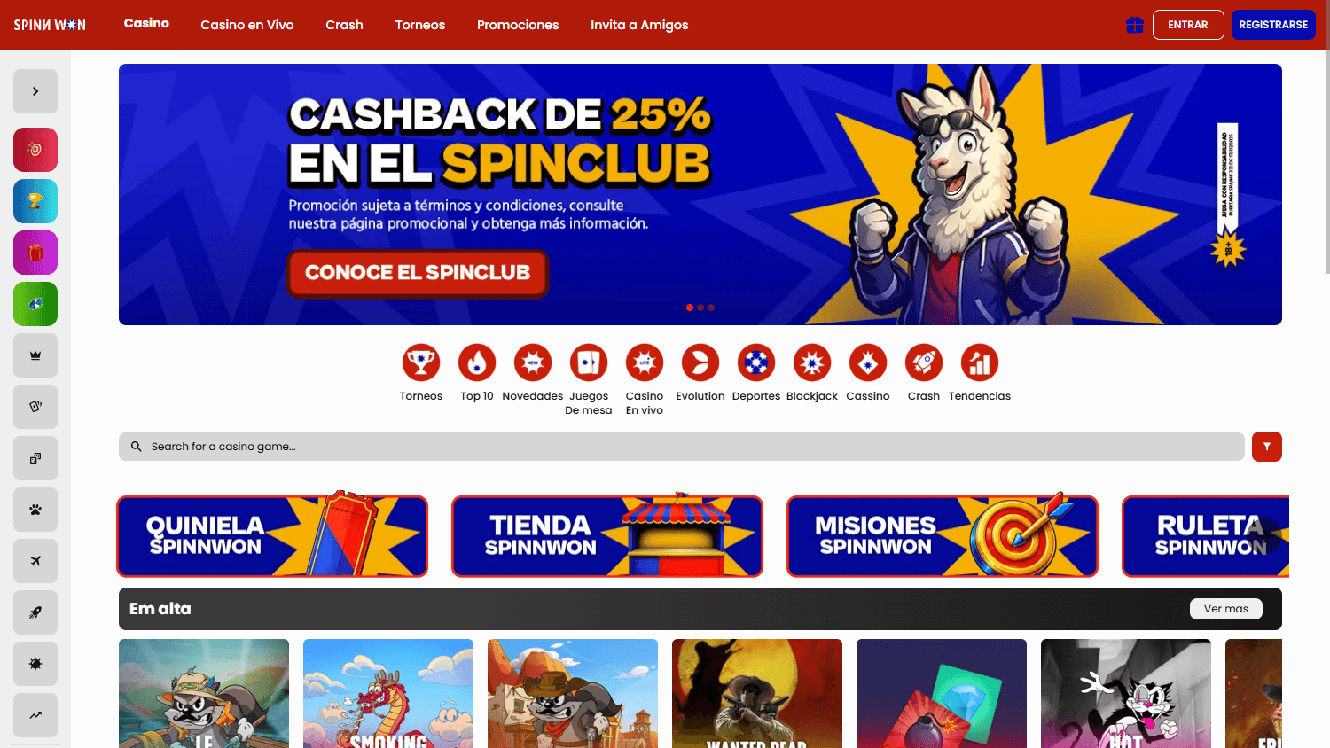 Spinnwon_Casino_homepage_desktop