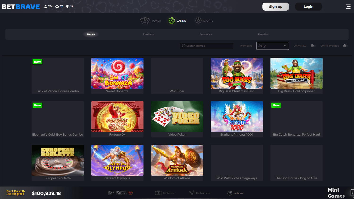 Bet-brave_Casino_game_gallery_desktop
