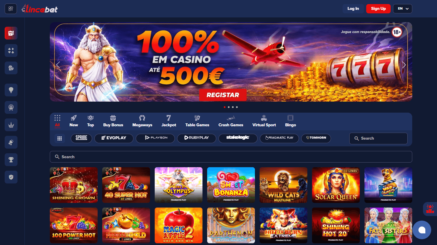 Lincebet_Casino_game_gallery_desktop