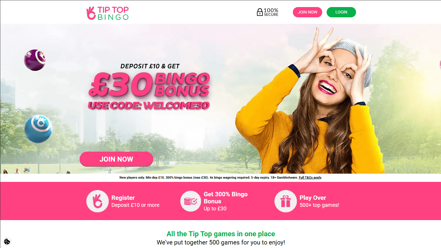 Tip_Top_Bingo_Casino_homepage_desktop