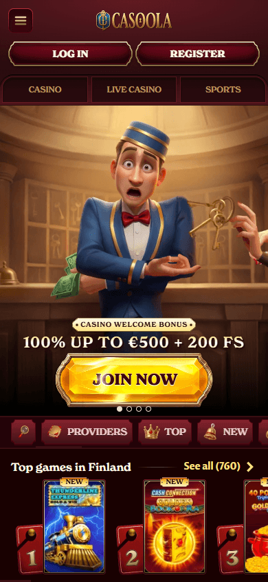 Casoola_Casino_homepage_mobile
