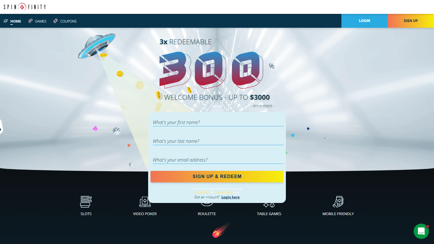 Spinfinity_Casino_homepage_desktop