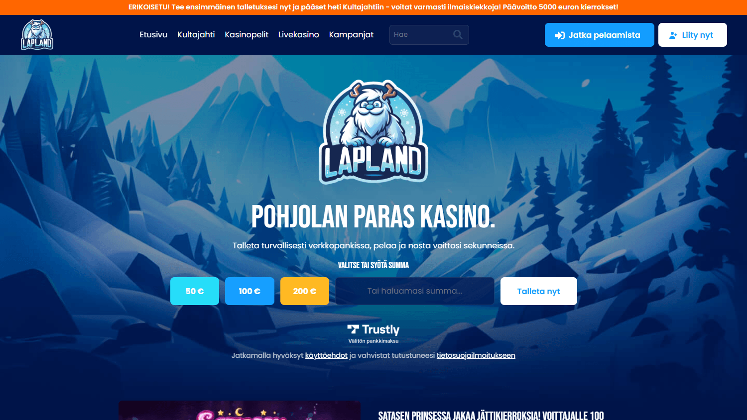 Lapland_Casino_homepage_desktop