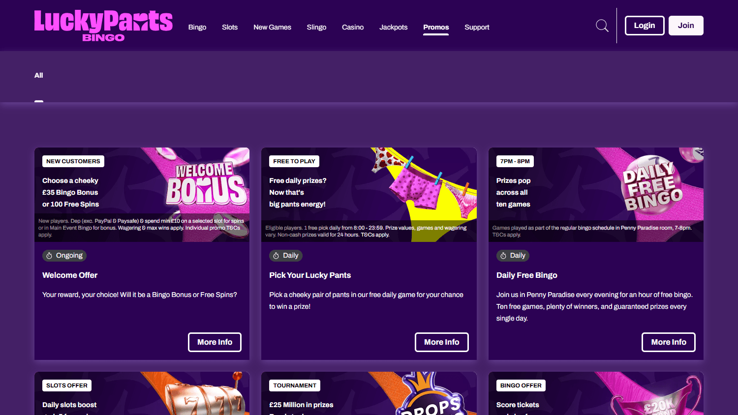 Lucky_Pants_Bingo_Casino_promotions_desktop