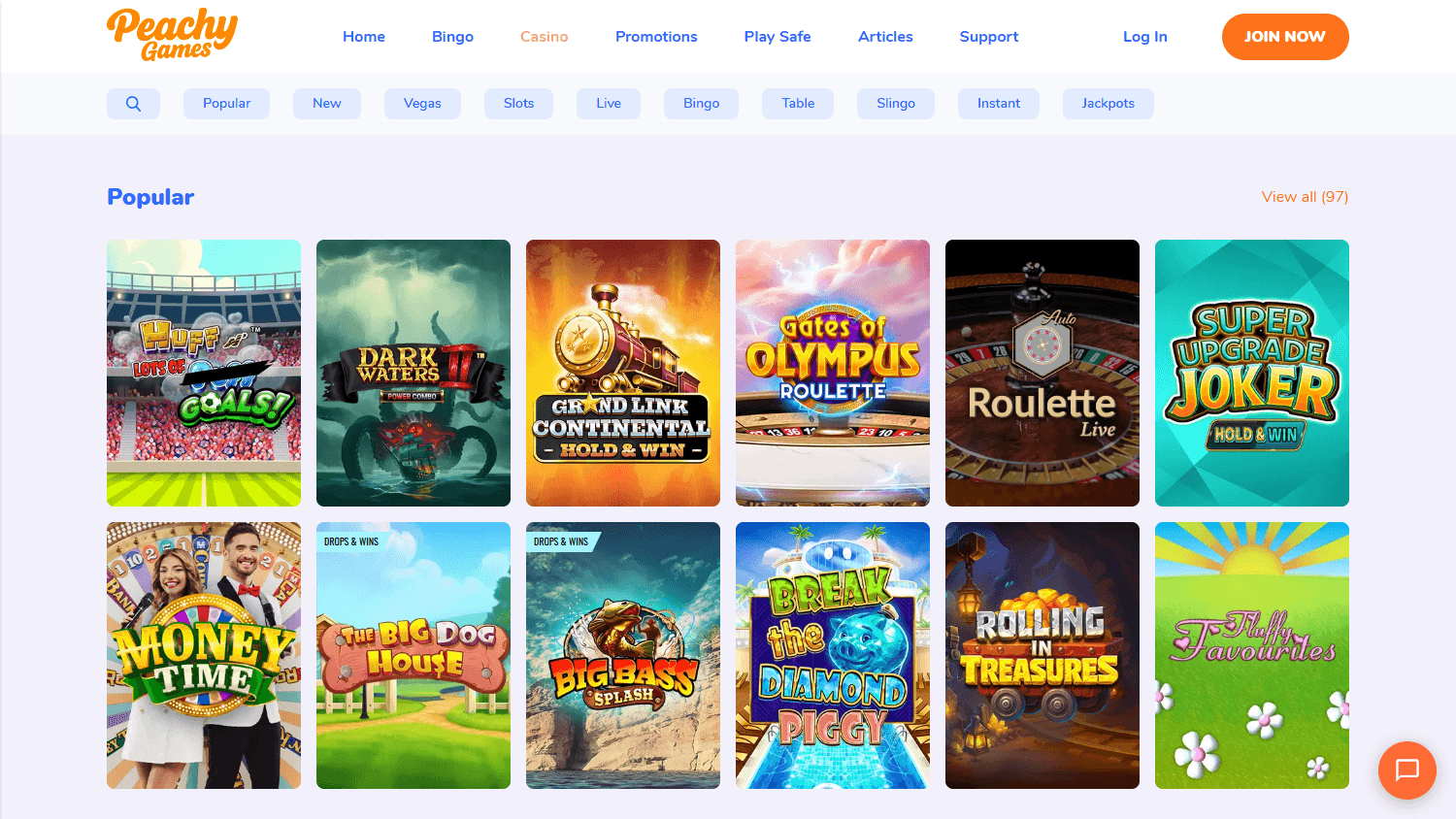 PeachyGames_Casino_game_gallery_desktop