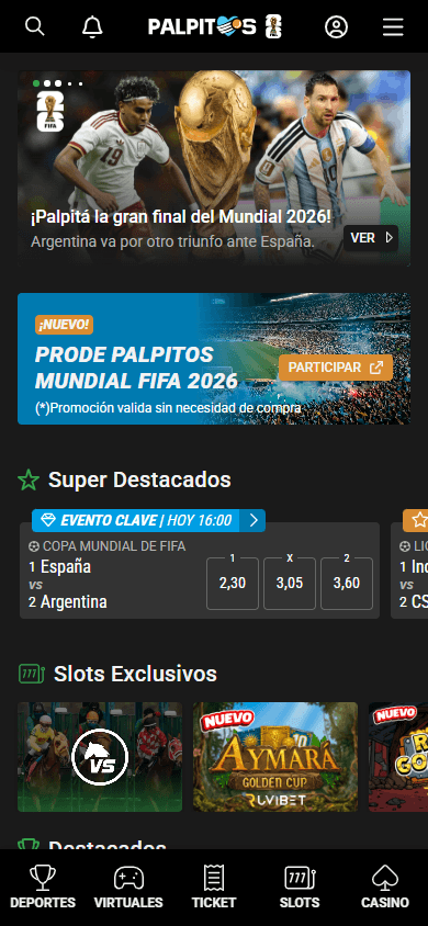 PALPITOS_Casino_homepage_mobile