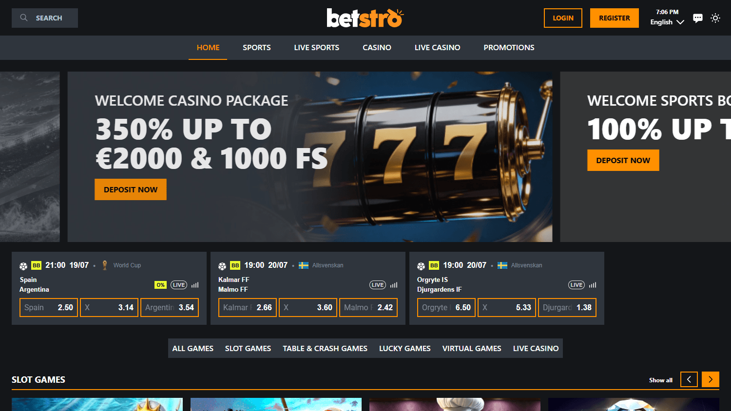 Betstro_Casino_homepage_desktop