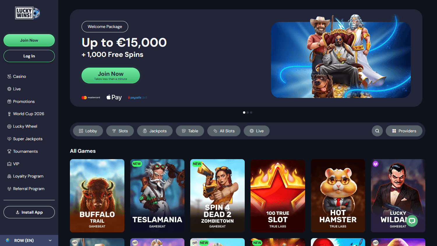 Beste Casino Luckywins App: Unsere Bewertung für 2026