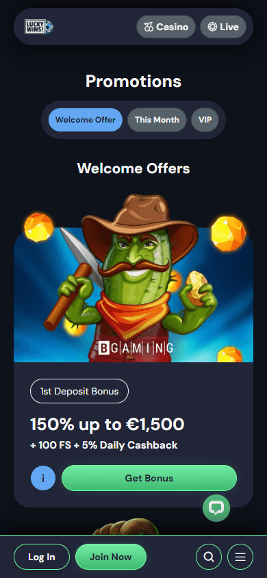 LuckyWins!_Casino_promotions_mobile