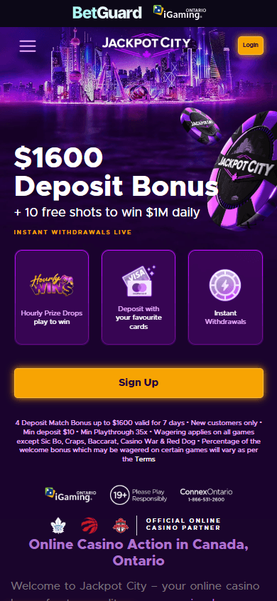 JackpotCity_Casino_Ontario_homepage_mobile