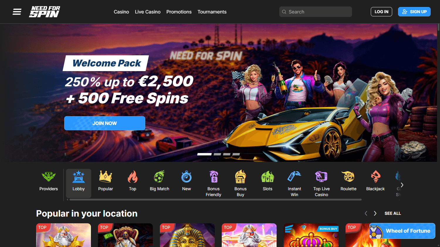 Need for Spin Bewertung: Was das Casino wirklich kann