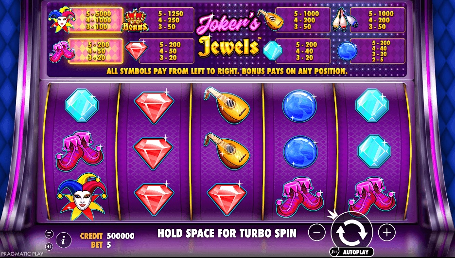 Use your no deposit bonus on Joker’s Jewels at World Sports Betting Casino in South Africa