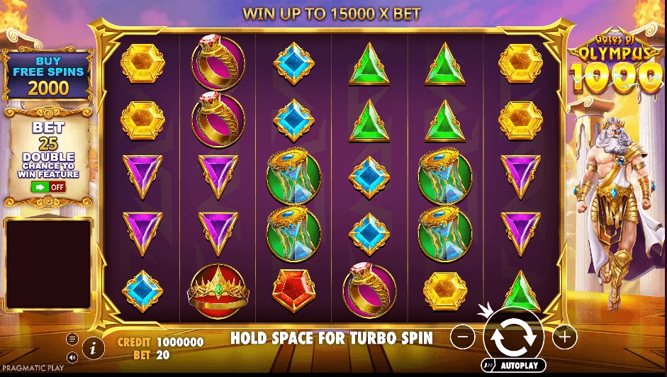 Enjoy your no deposit bonus on Gates of Olympus 1000 at InterBet Casino in South Africa