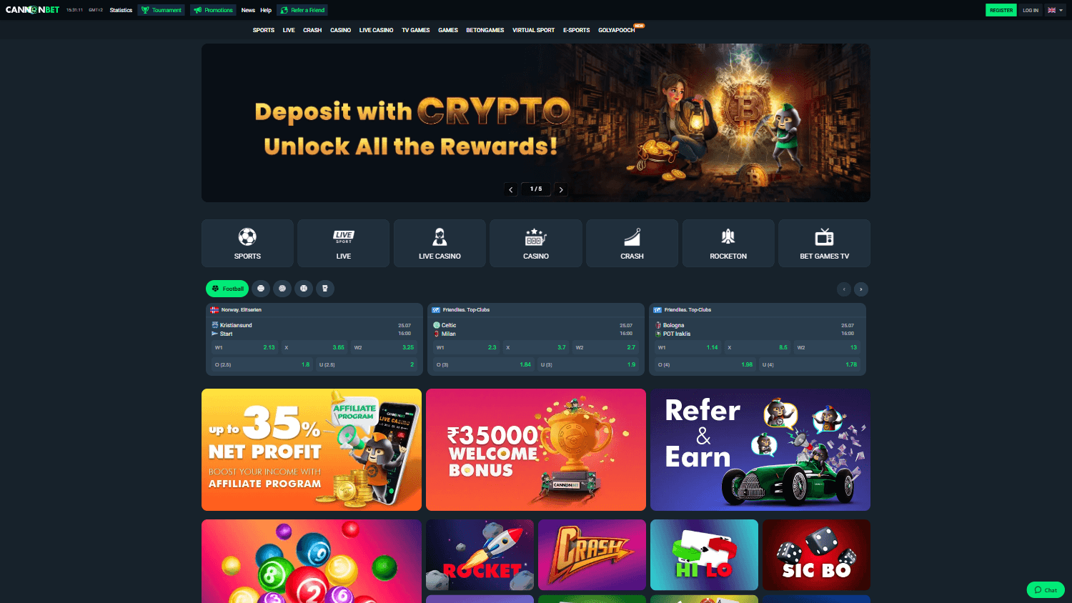 CannonBet_Casino_homepage_desktop