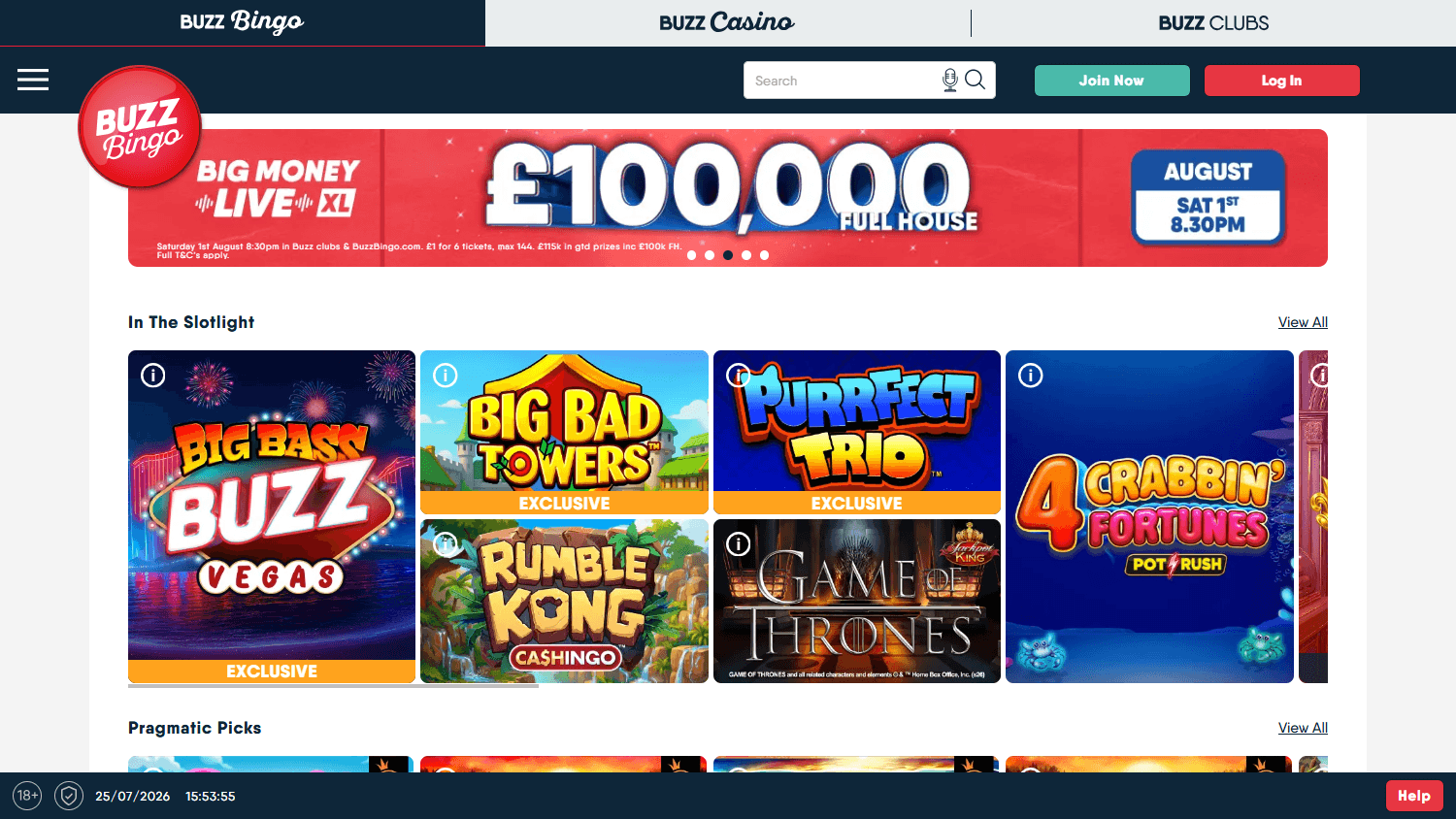 Buzz_Bingo_Casino_homepage_desktop