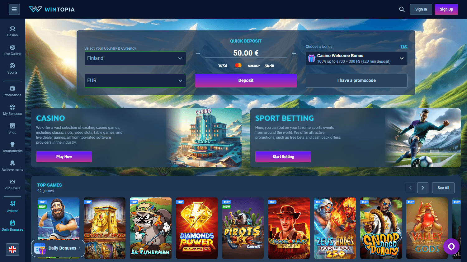 Wintopia_Casino_homepage_desktop