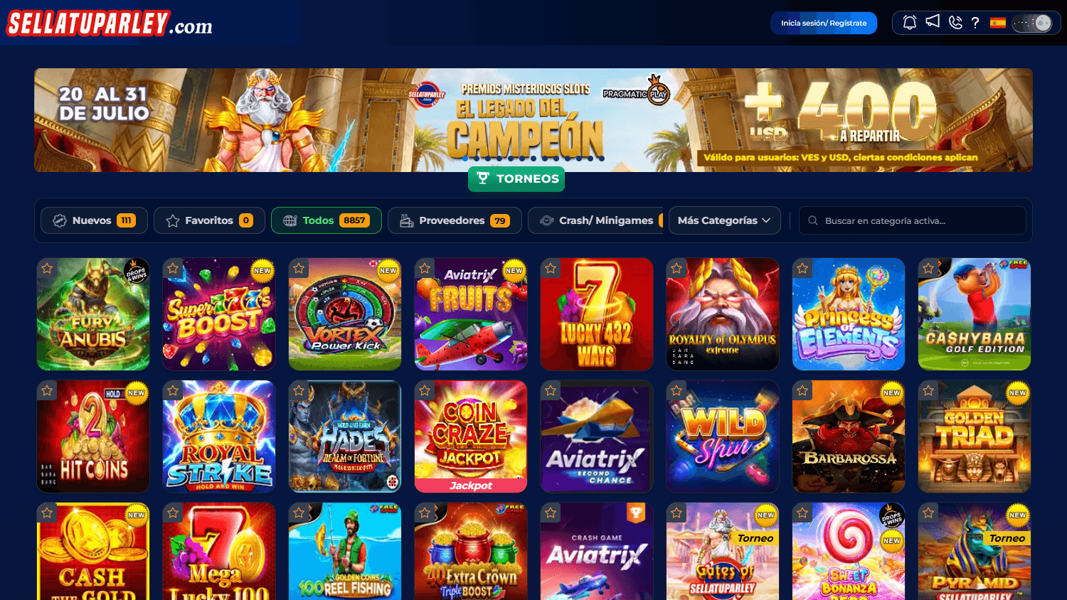 Olimpo_Bet_Casino_game_gallery_desktop