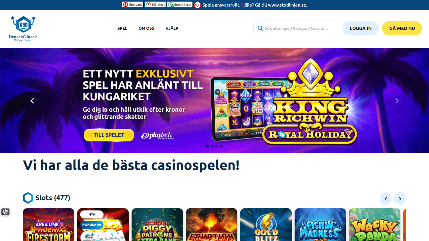 DrueckGlueck_Casino_SE_homepage_desktop