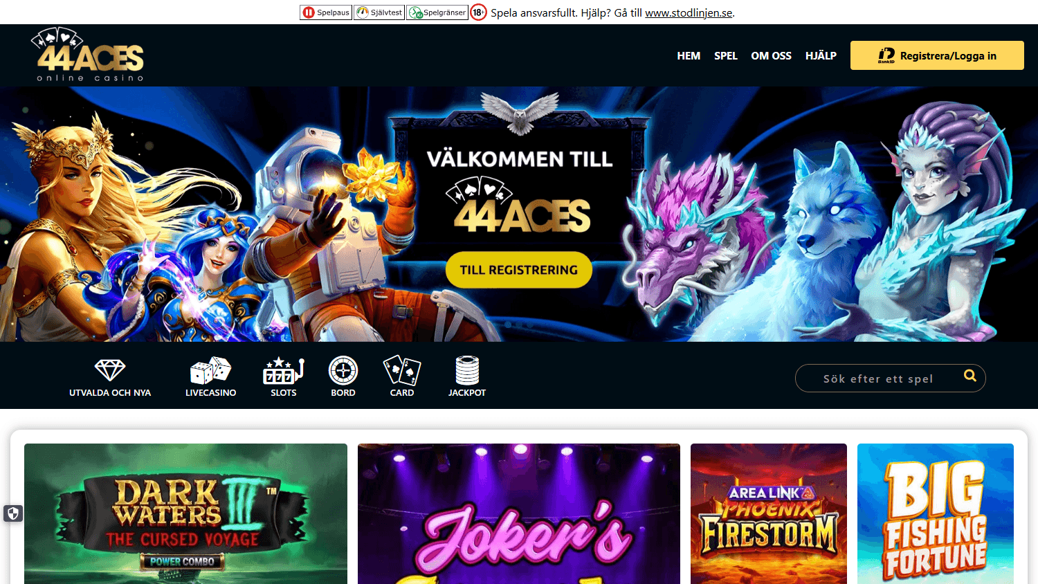 44Aces_Casino_SE_homepage_desktop