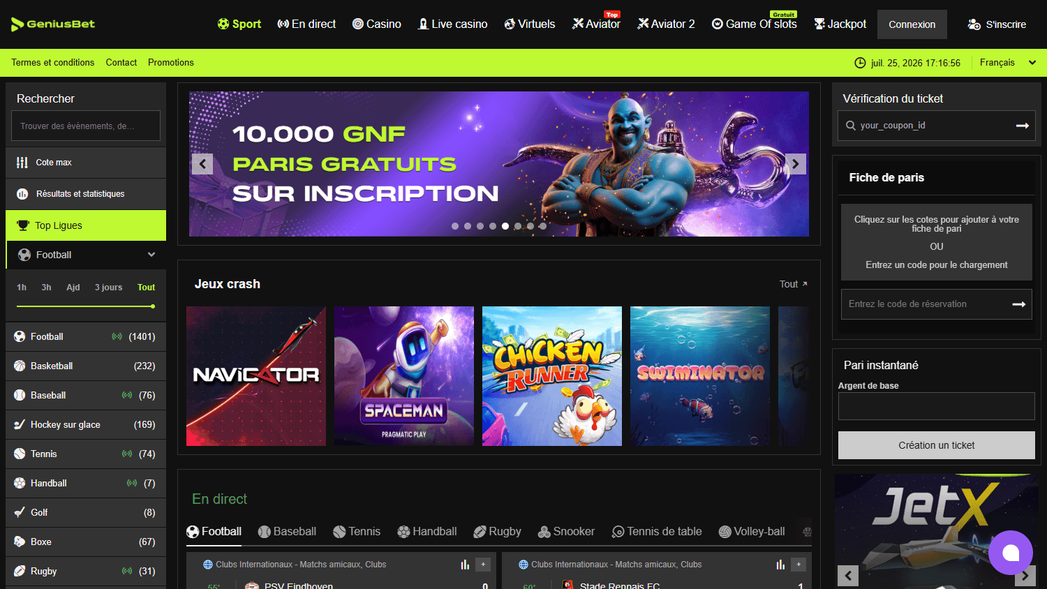 GeniusBet_Casino_GN_homepage_desktop
