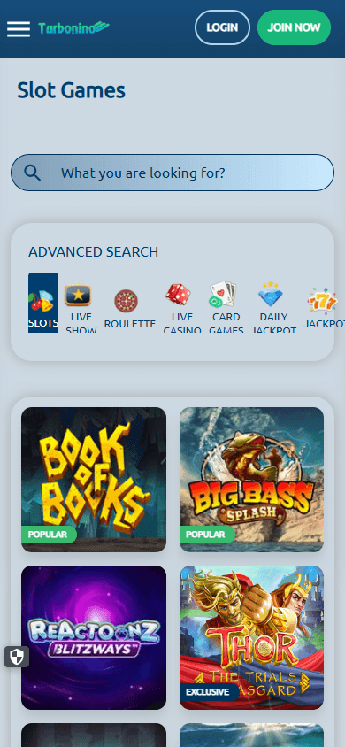 Turbonino_Casino_UK_game_gallery_mobile