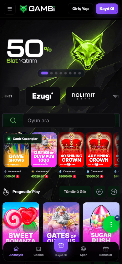 Gambi_Casino_homepage_mobile