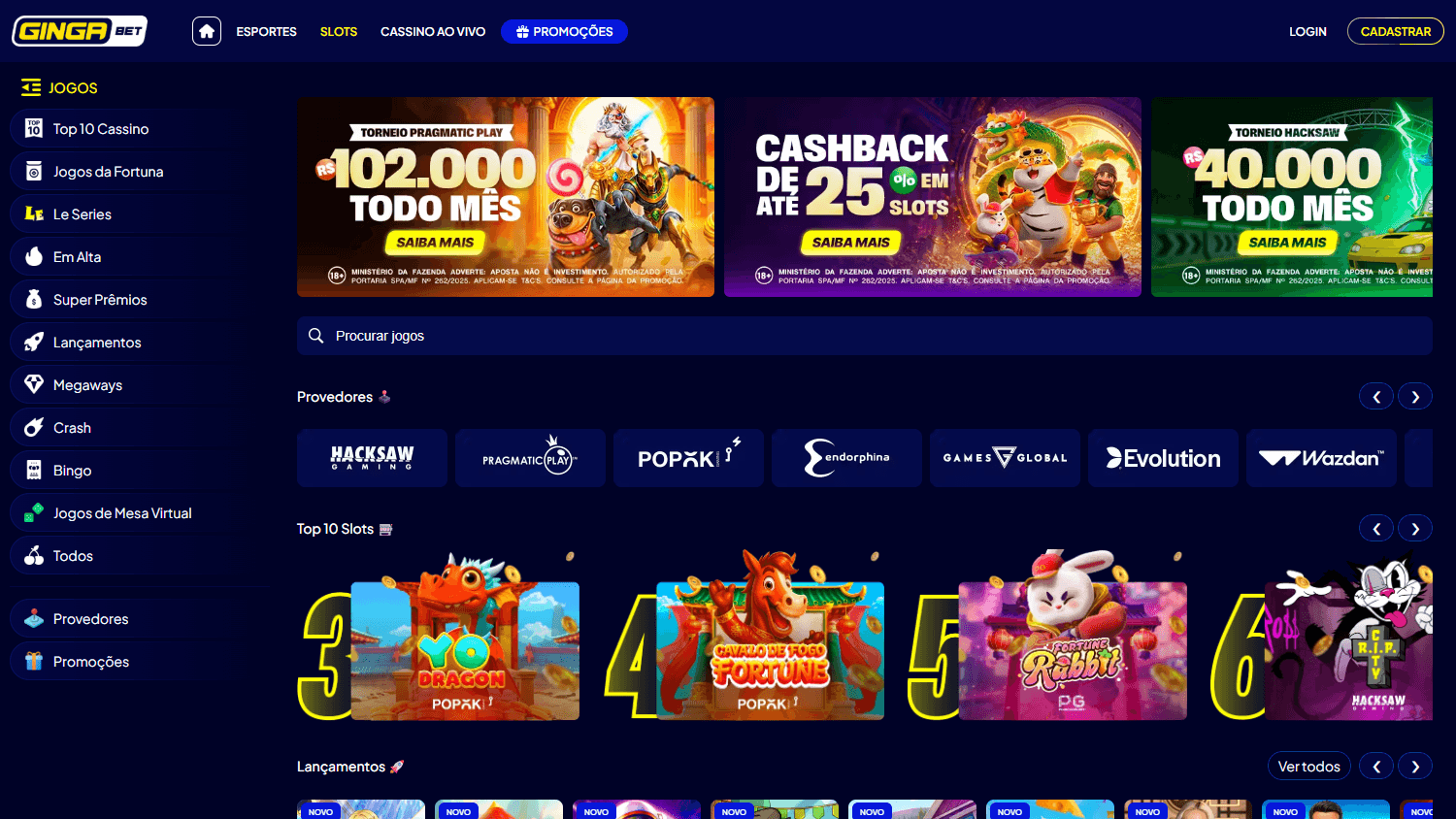GingaBet_Casino_game_gallery_desktop