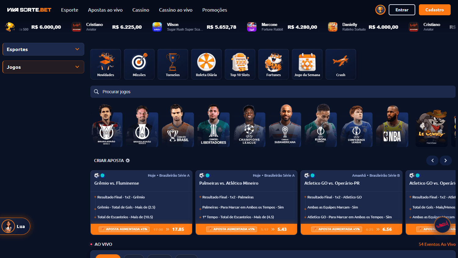 Viva_Sorte_Bet_Casino_homepage_desktop