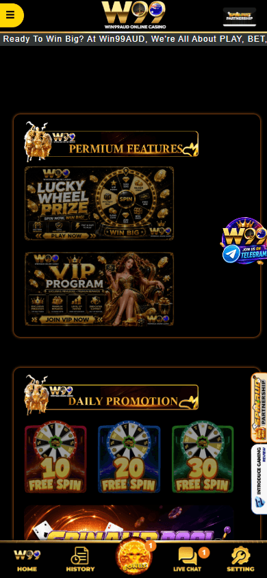 Win99AUD_Casino_promotions_mobile
