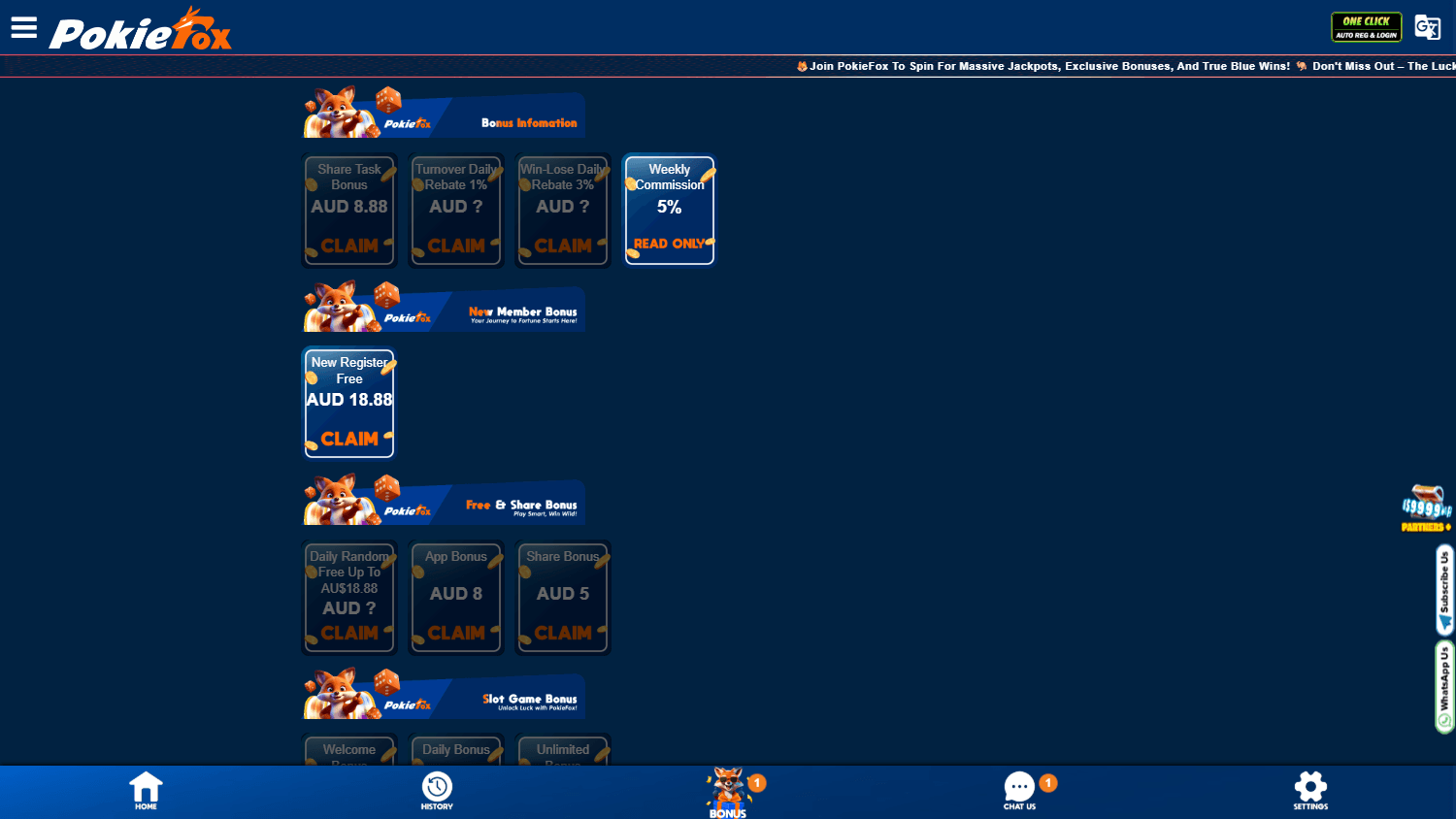 PokieFox_Casino_promotions_desktop